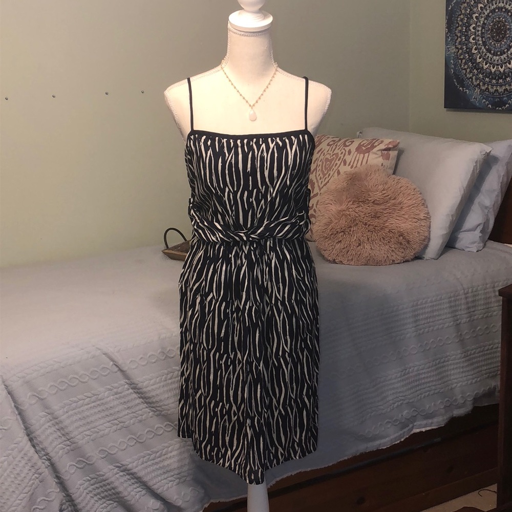 LOFT navy blue cocktail dress!!